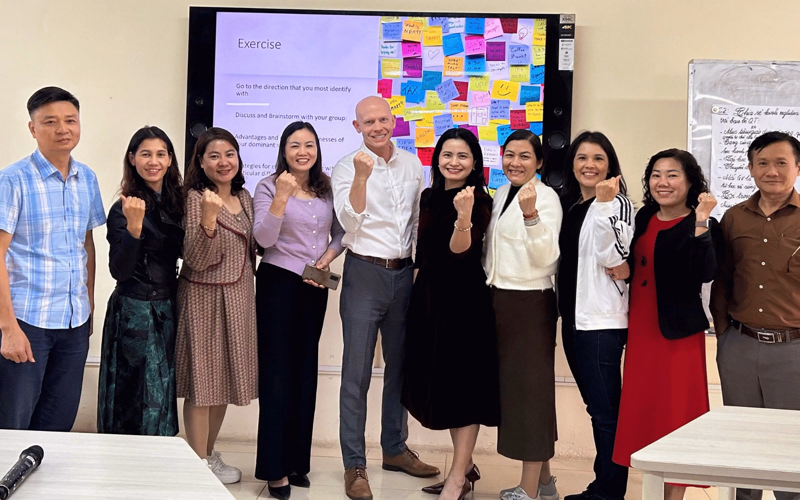 School principals at a safeguarding and leadership workshop in Vietnam